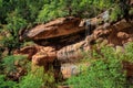 Emerald Pool Falls, Zion National Park, Utah Royalty Free Stock Photo