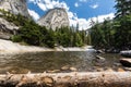 Emerald Pool and Liberty Cap in Yosemite National Park, California, USA. Royalty Free Stock Photo