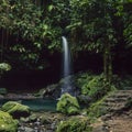 Emerald pool waterfall Royalty Free Stock Photo