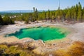 Emerald Pool in Yellowstone National Park,USA Royalty Free Stock Photo