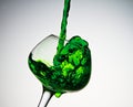 Emerald Splash Royalty Free Stock Photo