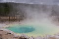 Emerald spring at Norris Geyser Basin Royalty Free Stock Photo