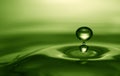 Emerald water drop