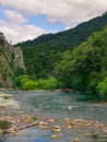 Emerald waters of the Manso River in the national park Royalty Free Stock Photo