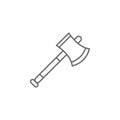 Emergencies, axe icon. Element of emergencies icon. Thin line icon for website design and development, app development Royalty Free Stock Photo