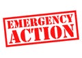 EMERGENCY ACTION Royalty Free Stock Photo