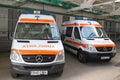 Emergency ambulance car