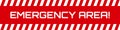 Emergency area background. Forbidden area. Vector illustration Royalty Free Stock Photo