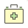 Emergency bag vector icon Royalty Free Stock Photo