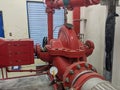 Emergency diesel and electric fire pump for power plant project