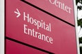 Emergency Entrance Local Hospital Urgent Health Care Building Royalty Free Stock Photo