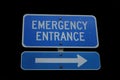 Emergency Entrance Sign