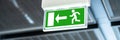 Emergency Evacuation Exit Sign