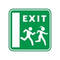 Emergency exit door indication