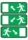 Emergency exit icon