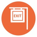 Emergency exit  Isolated Vector Icon which can easily modify or edit Royalty Free Stock Photo