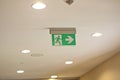 Emergency exit in office building Royalty Free Stock Photo