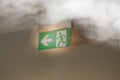 Emergency exit on a office Royalty Free Stock Photo