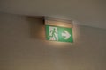 Emergency exit on a office Royalty Free Stock Photo
