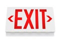 Emergency Exit Sign Royalty Free Stock Photo