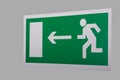 Emergency exit sign Royalty Free Stock Photo