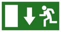 Emergency exit sign