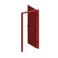 Emergency Fire Door 3D Render Illustration Element 04 Royalty Free Stock Photo