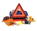 Emergency kit for car Royalty Free Stock Photo