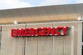 Emergency Medical Center Building Sign Health Care Hospital Royalty Free Stock Photo