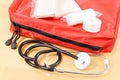 Emergency Medical Trauma Kit Royalty Free Stock Photo