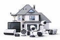 Emergency notifications in video camera systems utilize network automation to enhance security monitoring through comprehensive st