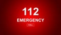 112 emergency number