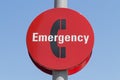 Emergency Phone Sign Royalty Free Stock Photo