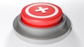 Emergency pushbutton - 3D rendering