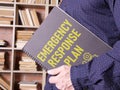 Emergency response plan is shown using the text Royalty Free Stock Photo