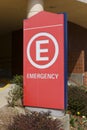 Emergency Room Sign Royalty Free Stock Photo