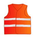 Emergency safety vest Royalty Free Stock Photo