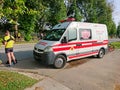 Emergency service Singapore Ambulance Van