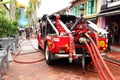 Emergency service Singapore Fire truck