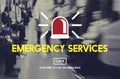 Emergency Services Accidental Crisis Critical Risk Concept Royalty Free Stock Photo