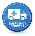 Emergency services midnight blue prime round button
