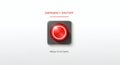 Emergency Shutoff Button - Red Stop Control Panel Royalty Free Stock Photo