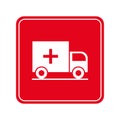 emergency signal of ambulance