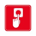 emergency signal of emergency call button