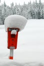 Emergency sos phone box Royalty Free Stock Photo