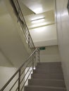 emergency stairs in a multi-storey building