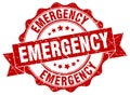 Emergency stamp Royalty Free Stock Photo