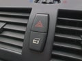 Emergency stop button in car interior Royalty Free Stock Photo