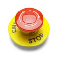 Emergency Stop Button Royalty Free Stock Photo