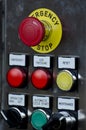 Emergency Stop Button Royalty Free Stock Photo